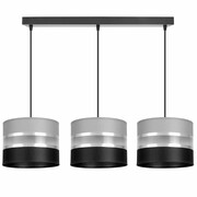 Stylowa lampa sufitowa Dada 3 abażury walce 1703 ROMIR