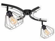 Lampa sufitowa druciana 2 Nela Silver 2402-CS LOFT LED regulacja ROMIR