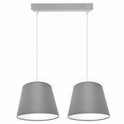Stylowa lampa sufitowa Meba 2 abażury stożki na kablach 1612 różne kolory ROMIR
