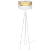 Lampa podłogowa Electra 7160/2-BZ abażur biały ze złotem ROMIR