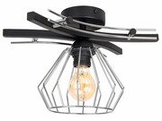 Lampa sufitowa druciana 1 Nela Silver 2408-CS LOFT LED regulacja ROMIR