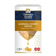 Cukierki z Miodem Manuka MGO™ 400+ i witaminą C, o smaku imbirowo-cytrynowym, suplement diety Manuka Health New Zealand Limited