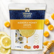 DUŻA PAKA Cukierki z Miodem Manuka MGO™ 400+ i witaminą C o smaku cytrynowym Manuka Health New Zealand Limited