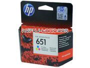 HP 651 Color oryginalny tusz HP Officejet 252, HP Deskjet Ink Advantage 5575, HP Officejet 202, HP Deskjet Ink Advantage 5645 HP