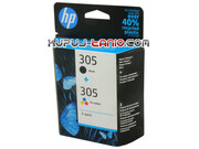 HP 305 Dwupak oryginalne tusze HP Envy 6020e, HP Deskjet 2700, HP Deskjet 2720, HP Envy 6420e, HP Deskjet Plus 4120, HP Deskjet 2710 HP