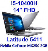 Dell Latitude 5411 i5-10400H 16GB 1TBSSD 14
