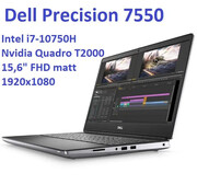 Stacja Graficzno-Robocza Dell Precision 7550 i7-10750H 32GB 512 SSD 15,6