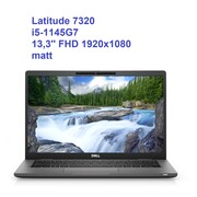 Dell Latitude 7320 i5-1145G7 8GB 512SSD 13,3 FHD 1920x1080 matt WiFi BT Kam win11pro GW12mc N005L732013EMEA DELL