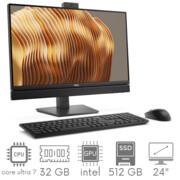 2w1 Komputer PC Dell Pro 24 All-in-One QC24250 Ultra 7 265 32GB 512 SSD 24
