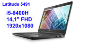 Dell Latitude 5490 5491 i5-8400H 16GB 256SSD 14,1 FHD 1920x1080 WiFi BT Kam win10pro GW12mc DELL