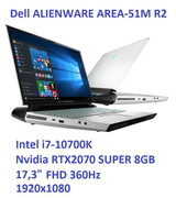 Dell Alienware Area-51m R2 i7-10700K 32GB 1TB SSD 17,3
