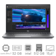 Dell Precision 3591 Core Ultra 7 165H 32GB 512 SSD 15,6