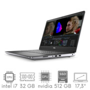 Stacja Graficzno-Robocza Dell Precision 7750 i7-10750H 32GB 512 SSD 17,3