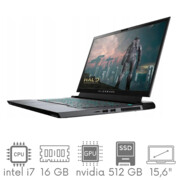 Gaming DELL Alienware M15 R3 i7-10750H 16GB 512GB SSD 15,6#8221; FHD 144Hz GeForce RTX2070 Super 8GB Kam Wifi BT Win11 Gw12mc DELL