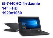 Ultrabook Dell Latitude 5480 i5-7440HQ 8GB 256SSD 14 FHD 1920x1080 KAM WiFi BT win10pro gw12mc DELL