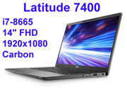 Dell Latitude 7400 i7-8665 16GB 256SSD 14,1 FHD 1920x1080 matt WiFi BT Kam win10/11pro GW12mc Carbon DELL