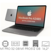 Apple MacBook Pro 16 A2485 M1 PRO 32GB 512 SSD 16,2