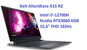 DELL Alienware X15 R2 i7-12700H 16GB 1TB SSD 15,6#8221; 1920x1080 165Hz GeForce RTX3060 6GB WiFi BT Kam Win11PL gw12mc DELL