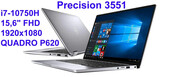 DELL Precision 3551 i7-10750H 32GB 512 SSD 15,6