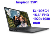 Dell Inspiron 3501 i3-1005G1 8GB 512SSD 15,6 FHD 1920x1080 Kam WiFi BT Win10 gw12mc DELL