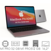 Apple MacBook Pro 16 A2485 M1 PRO 32GB 512 SSD 16,2
