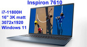 Dell Inspiron 16 Plus 7610 i7-11800H 16GB 512SSD 16