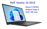 Dell Vostro 3515 Ryzen 3-3250U 8GB 256SSD 15,6 HD 1366x768 matt Kam WiFi BT Win10 gw12mc DELL