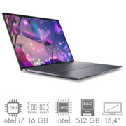 Bezramkowy aluminiowy ultrabook Dell XPS 9320 i7-1260P 16GB 512GB SSD 13,4
