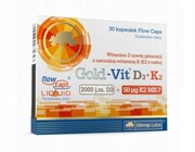 OLIMP GOLD Vit D3+K2 30 caps WITAMINY MINERAŁY Olimp Sport Nutrition