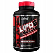 NUTREX LIPO 6 BLACK 120caps MOCNY SPALACZ TŁUSZCZU Nutrex