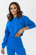 Niebieska krótka bluza Lamia - M/L IVON