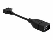 DELOCK 83104 Delock kabel USB MICRO BM -> AF USB 2.0 OTG KĄTOWY DELOCK