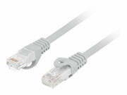 LANBERG Patchcord kat.6 UTP LSZH CU 10m szary Fluke passed LANBERG