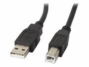 LANBERG CA-USBA-10CC-0050-BK Lanberg kabel USB 2.0 AM-BM 5m czarny LANBERG