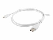 LANBERG CA-USBM-10CC-0010-W Lanberg kabel USB 2.0 micro AM-MBM5P 1m bialy LANBERG