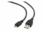GEMBIRD CCP-MUSB2-AMBM-6 Gembird kabel micro USB 2.0 AM-MBM5P 1,8M ładowanie transmisja czarny GEMBIRD