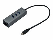 ITEC C31METALG3HUB i-tec USB C Metal 3 port HUB Gigabit Ethernet 1x USB C do RJ-45 3x USB 3.0 LED I-TEC