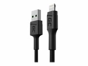 GREENCELL Cable GC PowerStream USB-A - Lightning 30cm Apple 2.4A GREEN CELL
