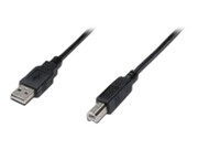 ASM AK-300105-050-S Kabel USB2,0 A m / B m dł.5m DIGITUS