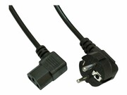 AKYGA Kabel zasilający AK-PC-02A kątowy CCA IEC C13 CEE 7/7 250V/50Hz 1.5m AKYGA
