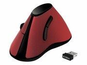 LOGILINK ID0159 LOGILINK - Ergonomiczna mysz pionowa, bezprzewodowa 2.4 GHz, czerwona LOGILINK