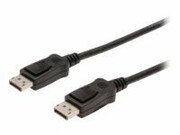 ASM AK-340100-050-S ASSMANN Kabel połączeniowy DisplayPort 1.1a z zatrzaskami Typ DP/DP M/M czarny5m DIGITUS