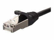 NETRACK BZPAT5FK Netrack patchcord RJ45, osłonka zalewana, kat. 5e FTP, 5m czarny NETRACK