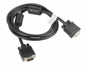 LANBERG CA-VGAC-10CC-0018-B Lanberg kabel D-Sub VGA M/M ekran ferryt 1.8m czarny LANBERG