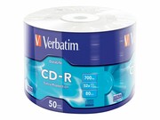 VERBATIM 43787 Verbatim CD-R wrap 50 700MB 52x DataLife EXTRA PROTECTION VERBATIM