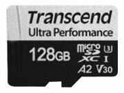 TRANSCEND 128GB microSD w/ adapter UHS-I U3 A2 TRANSCEND