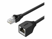 UNITEK C1896BK-0.5M Kabel Przedłużacz Ethernet Cat 6 STP 8P8C RJ45 M/F 0.5m UNITEK