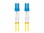 LANBERG fiber optic patchcord SM LC/UPC-LC/UPC duplex 3m LSZH g657a1 3.0mm yellow LANBERG