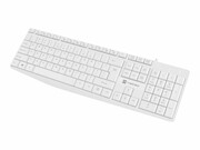 NATEC Klawiatura Nautilus US slim biała NATEC