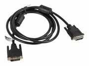 LANBERG CA-DVID-10CC-0018-BK Lanberg kabel DVI-D(M)(24+1)->DVI-D(M)(24+1) 1.8m LANBERG